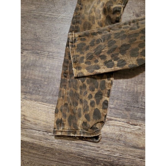 R13 Kate Skinny Leopard Jeans SZ 25 R134021-188 Low-Rise Distressed (j - Picture 5 of 8